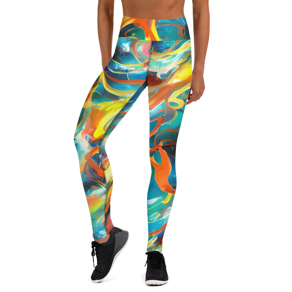 Yoga Leggings - Cecily’S Swirl