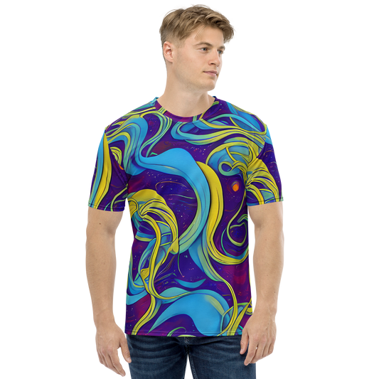 Men's Crew Neck T-Shirt - Stellar Swirls