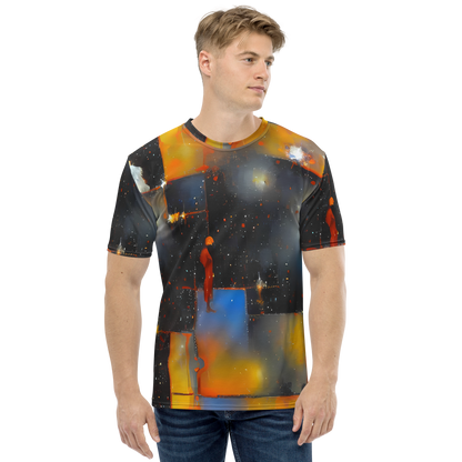 Men's Crew Neck T-Shirt - Monet's Matrix