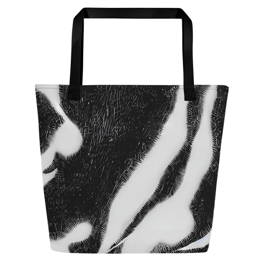 Large Tote Bag w/ Pocket - Ray's Illusion