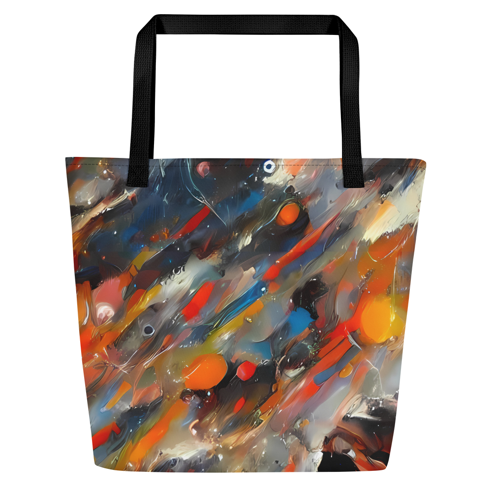 Large Tote Bag w/ Pocket - Palette Rush