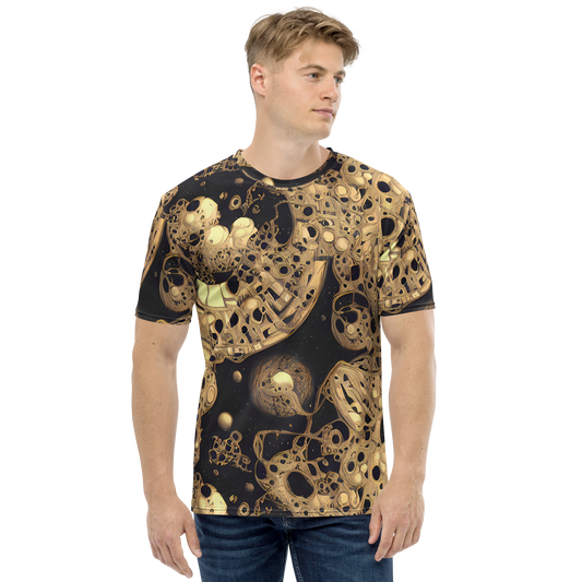 Men's Crew Neck T-Shirt - Baroque Orbit