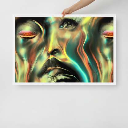 Framed Canvas - Newtonian Visage