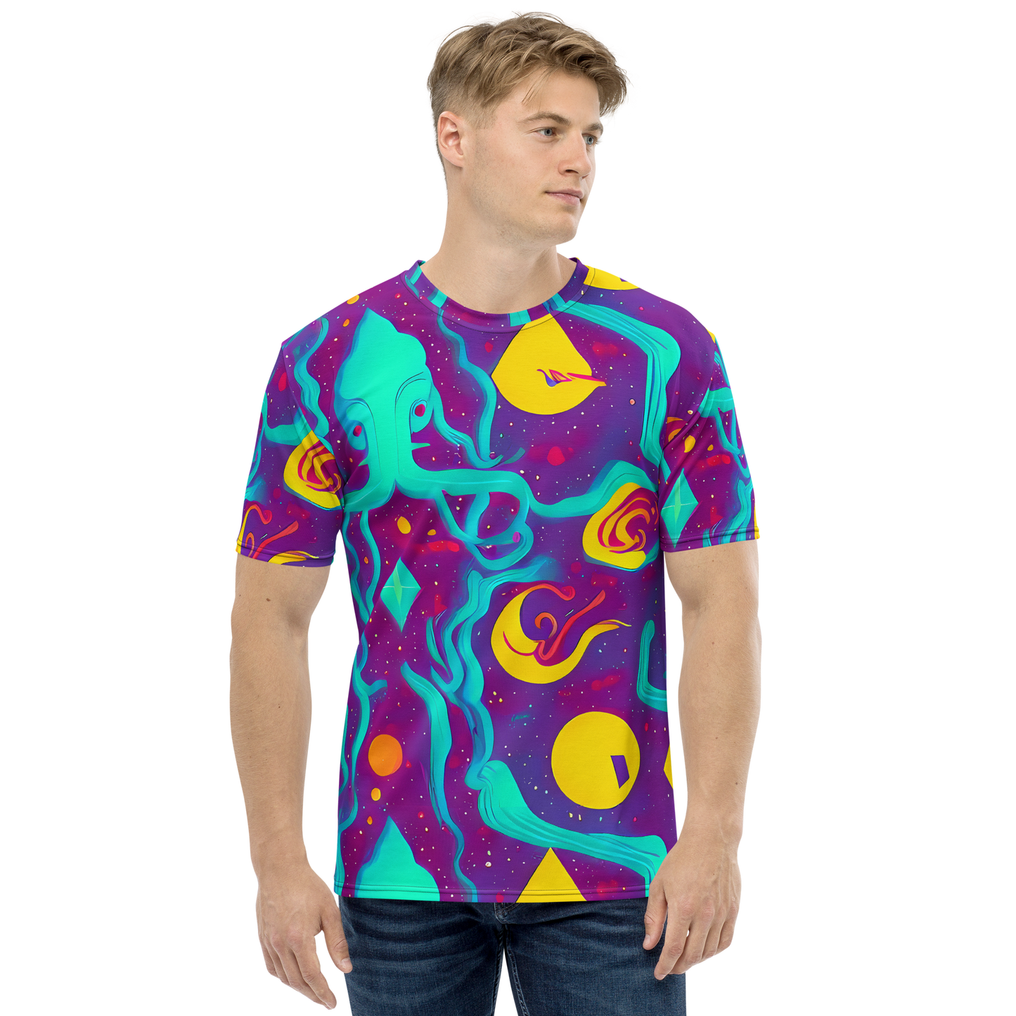 Men's Crew Neck T-Shirt - Cosmic Current