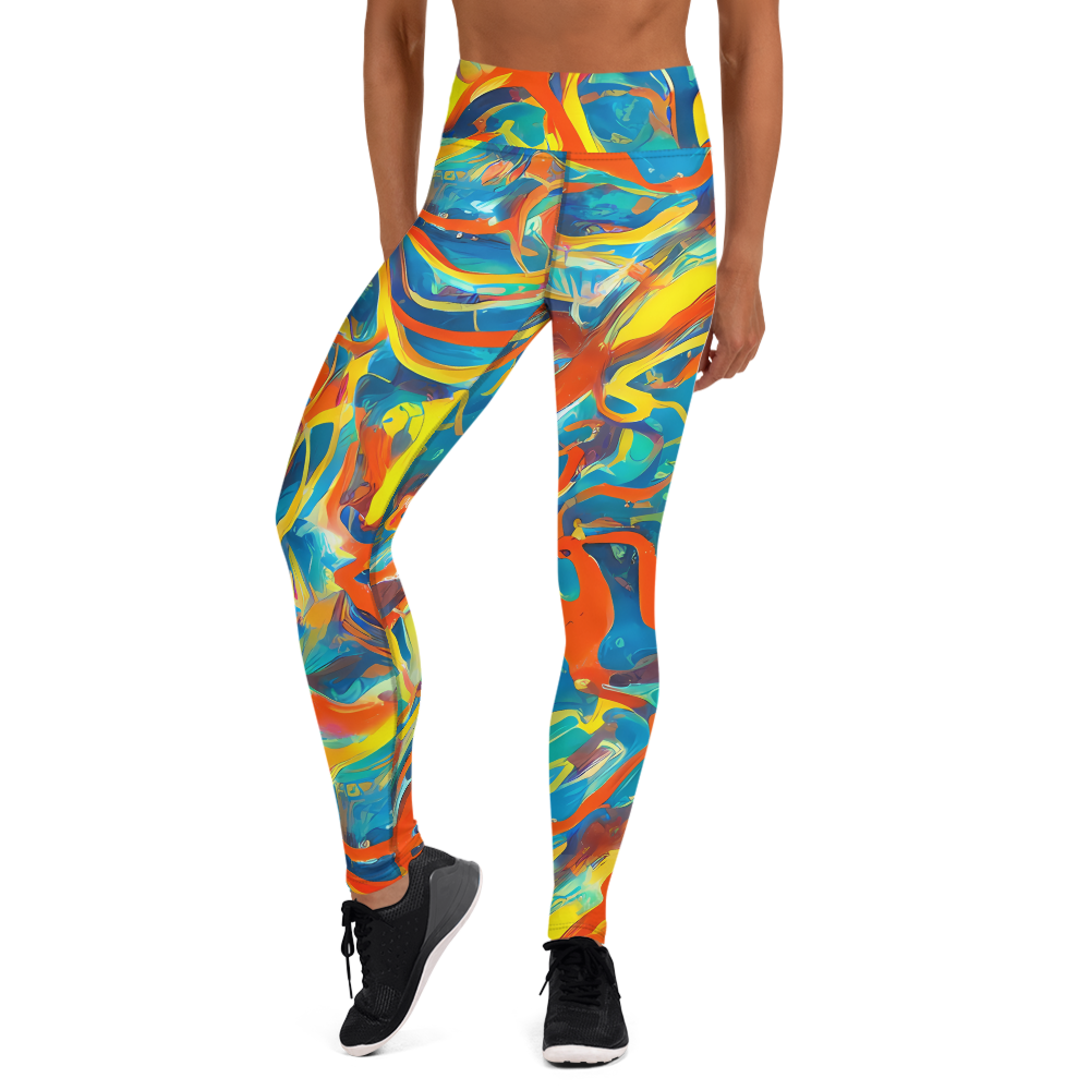 Yoga Leggings - Chromatic Fusion