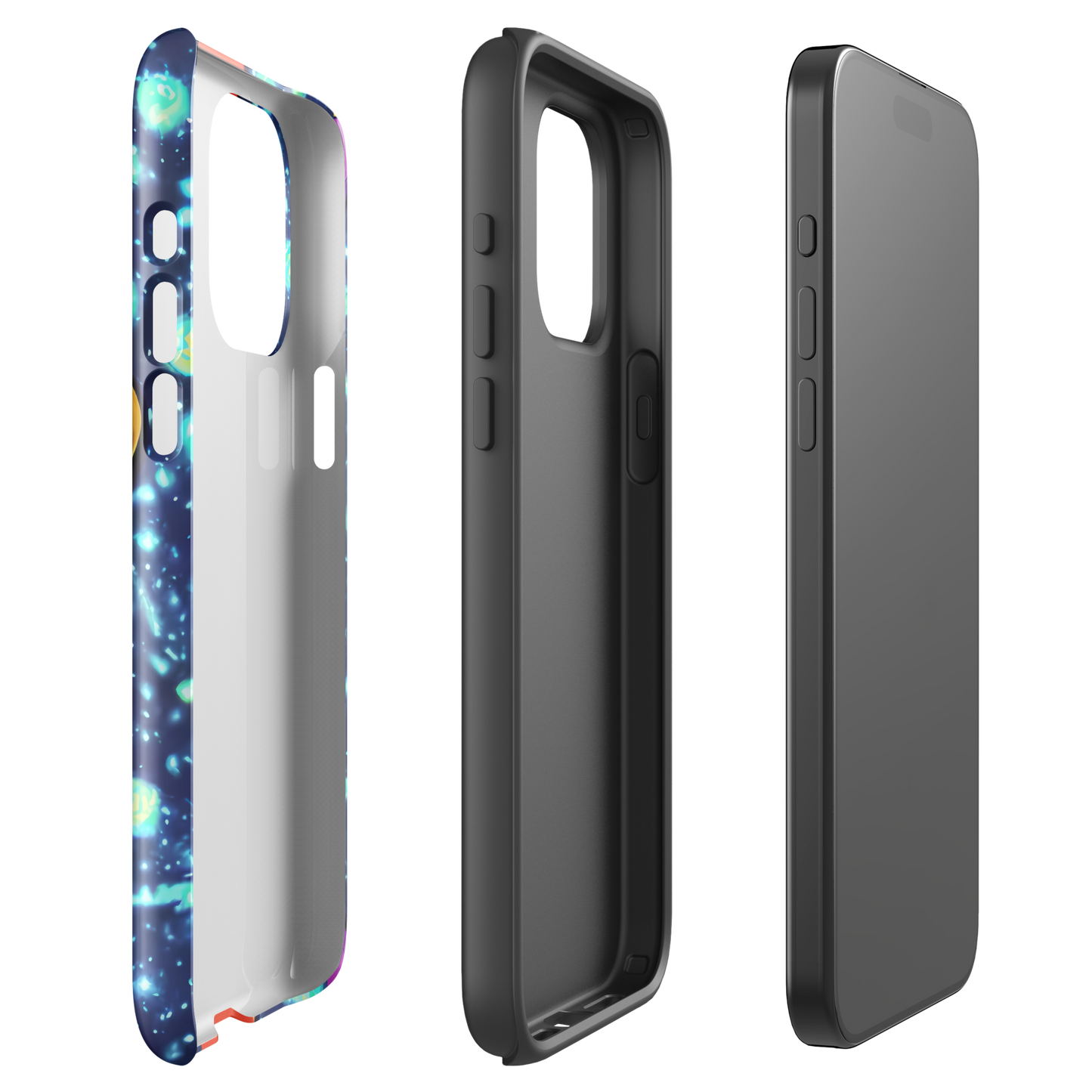 Tough Case for iPhone® - Cosmic Siblings