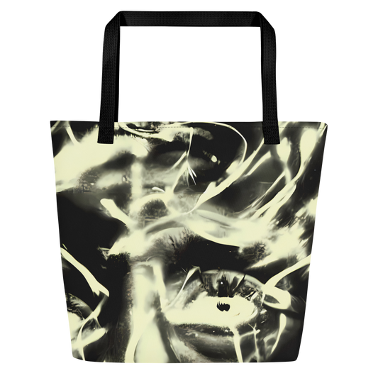 Large Tote Bag w/ Pocket - Visionary Flux