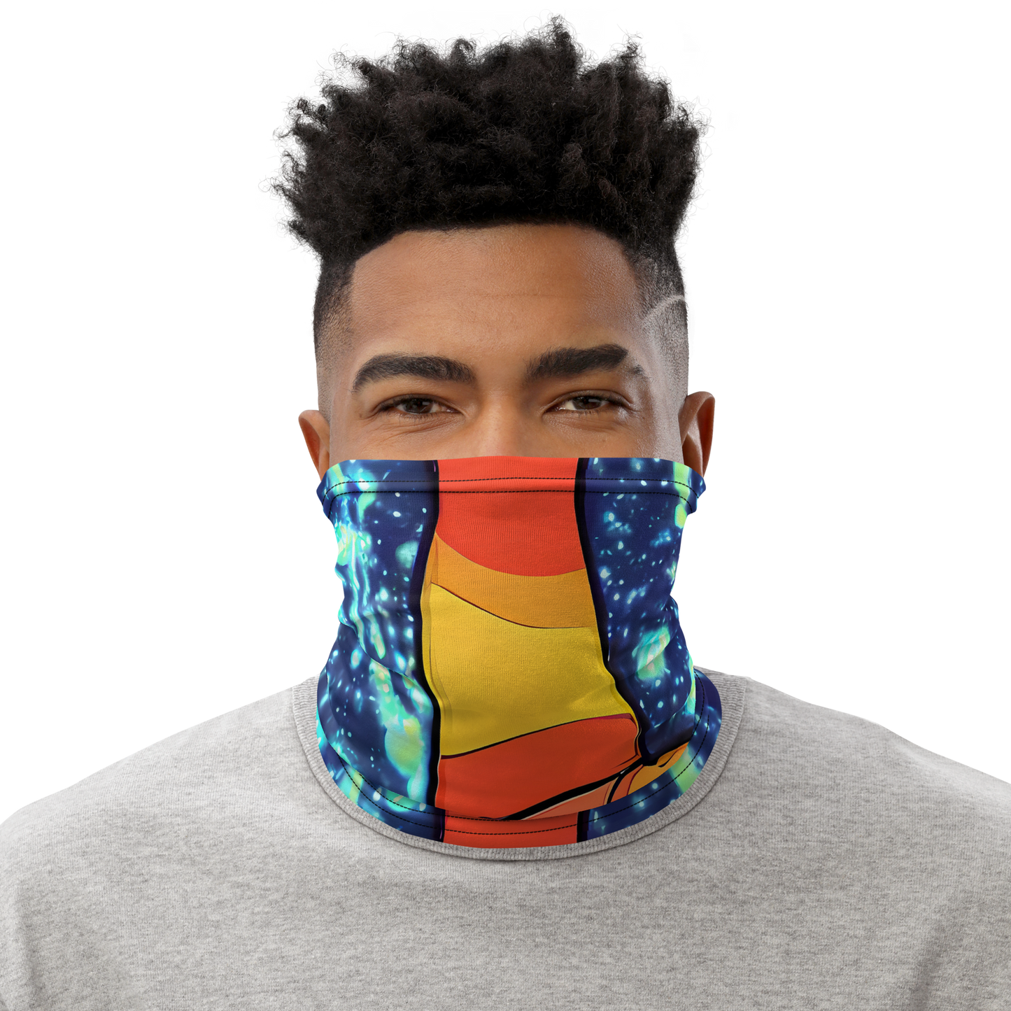 Neck Gaiter - Cosmic Siblings