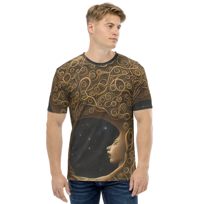 Men's Crew Neck T-Shirt - Ethereal Coils