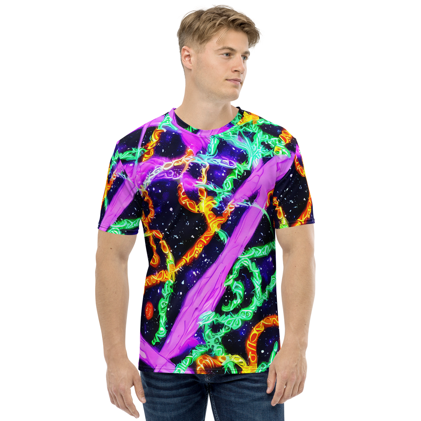 Men's Crew Neck T-Shirt - Enckell's Nebula