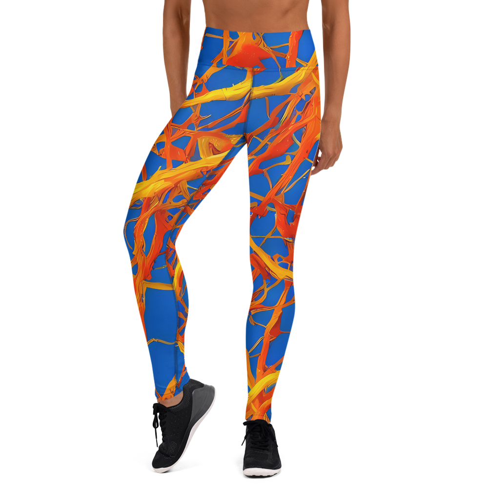 Yoga Leggings - Vivid Plexus