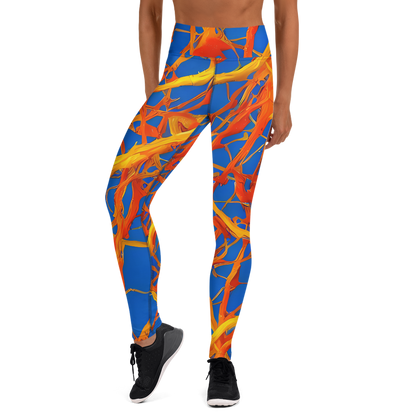 Yoga Leggings - Vivid Plexus