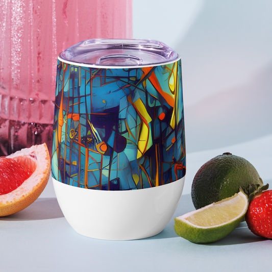 Wine Tumbler - Abstract Eddy