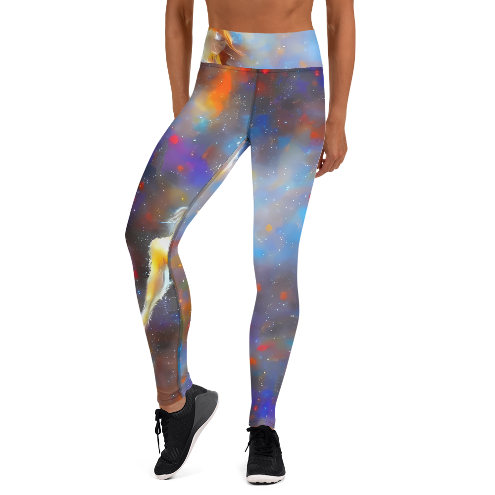 Yoga Leggings - Impressionist Drift