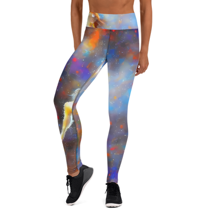 Yoga Leggings - Impressionist Drift