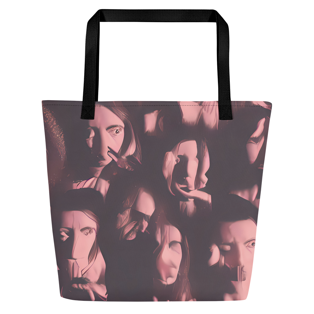 Large Tote Bag w/ Pocket - Portrait Whispers