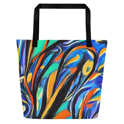 Large Tote Bag w/ Pocket - Carr's Whirl