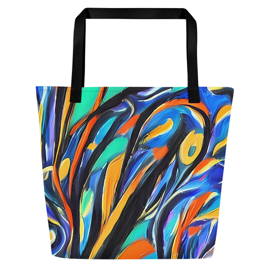 Large Tote Bag w/ Pocket - Carr's Whirl