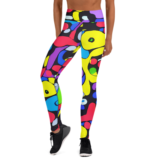 Yoga Leggings - Miró's Mosaic