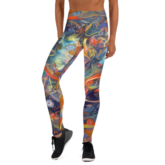 Yoga Leggings - Spectral Swathe