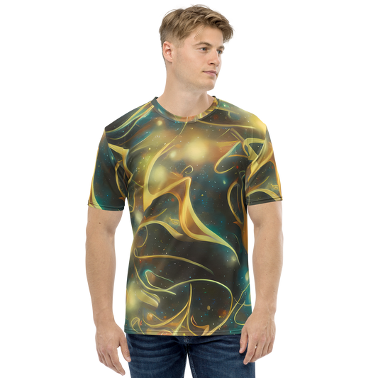 Men's Crew Neck T-Shirt - Whispering Galaxies