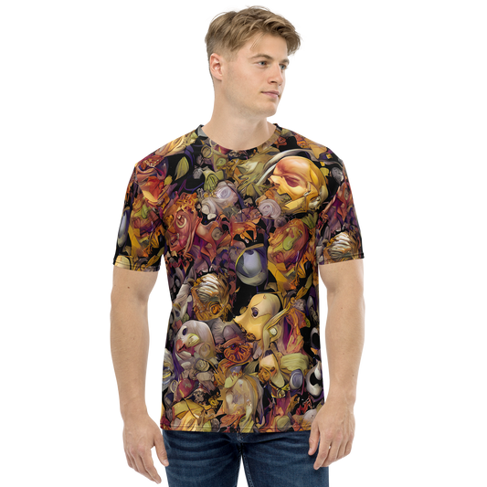 Men's Crew Neck T-Shirt - Arcimboldo Abundance