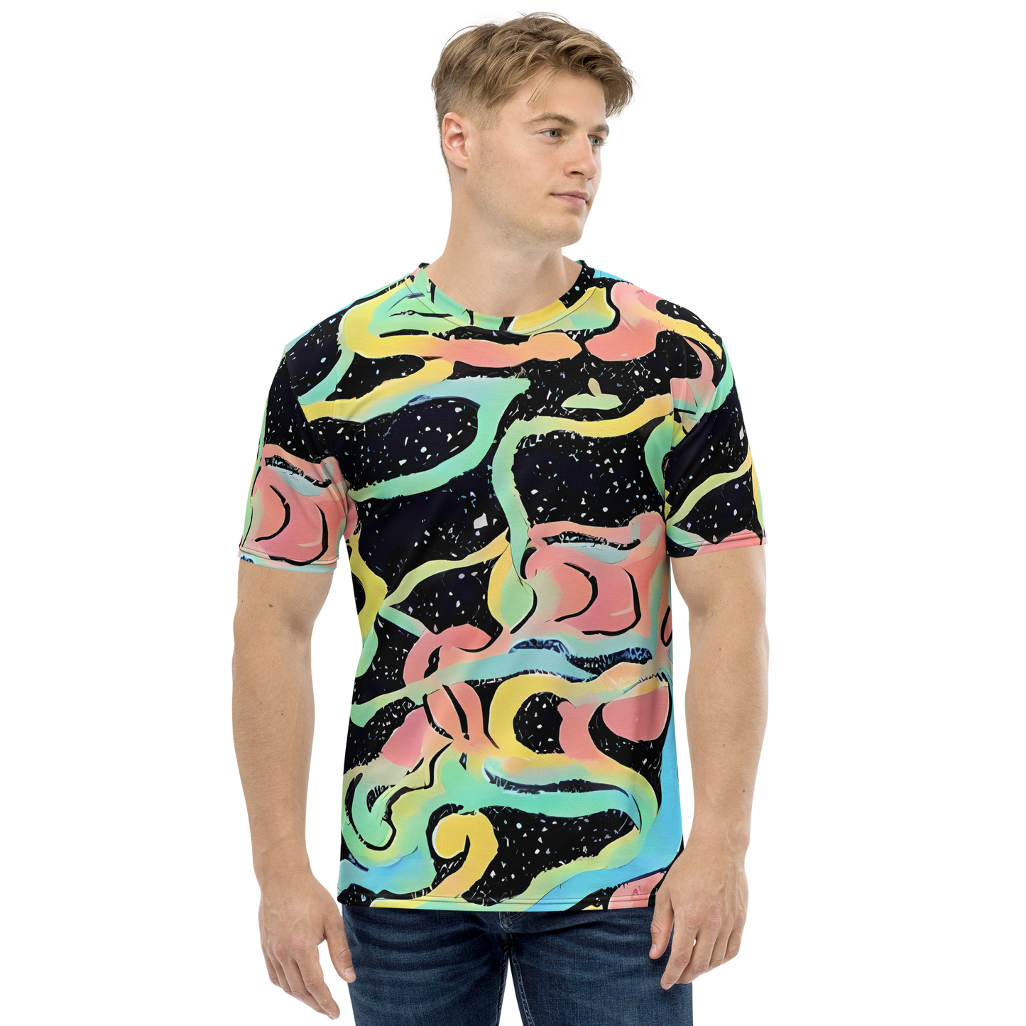 Men's Crew Neck T-Shirt - Mcguire Wavelength