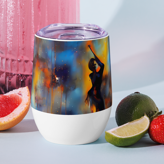 Wine Tumbler - Cobalt Vogue