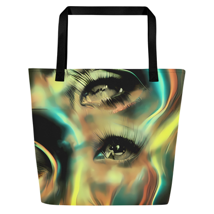 Large Tote Bag w/ Pocket - Newtonian Visage