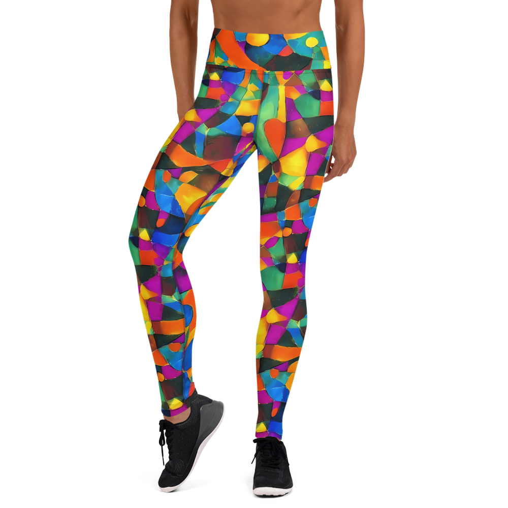 Yoga Leggings - Galactic Jigsaw