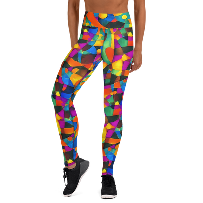 Yoga Leggings - Galactic Jigsaw