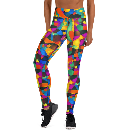 Yoga Leggings - Galactic Jigsaw