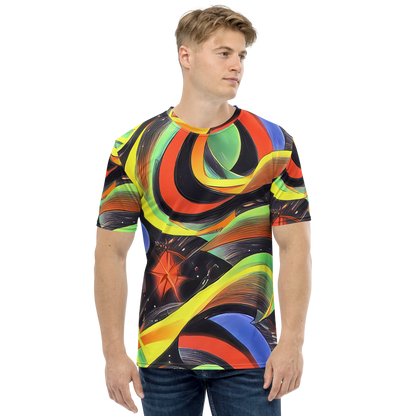 Men's Crew Neck T-Shirt - Tenggren Whirl