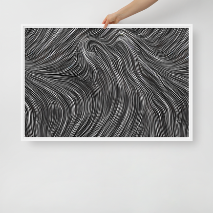 Framed Canvas - Wirth Waves