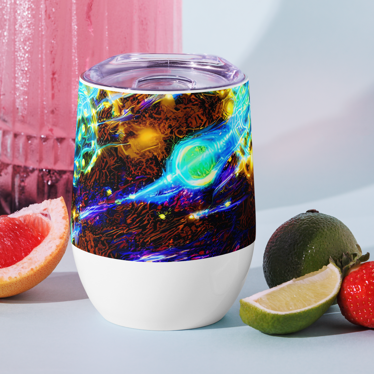 Wine Tumbler - Neon Füssli