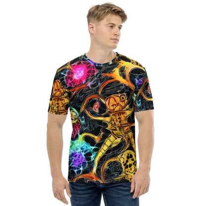 Men's Crew Neck T-Shirt - Psychedelic Pulsar