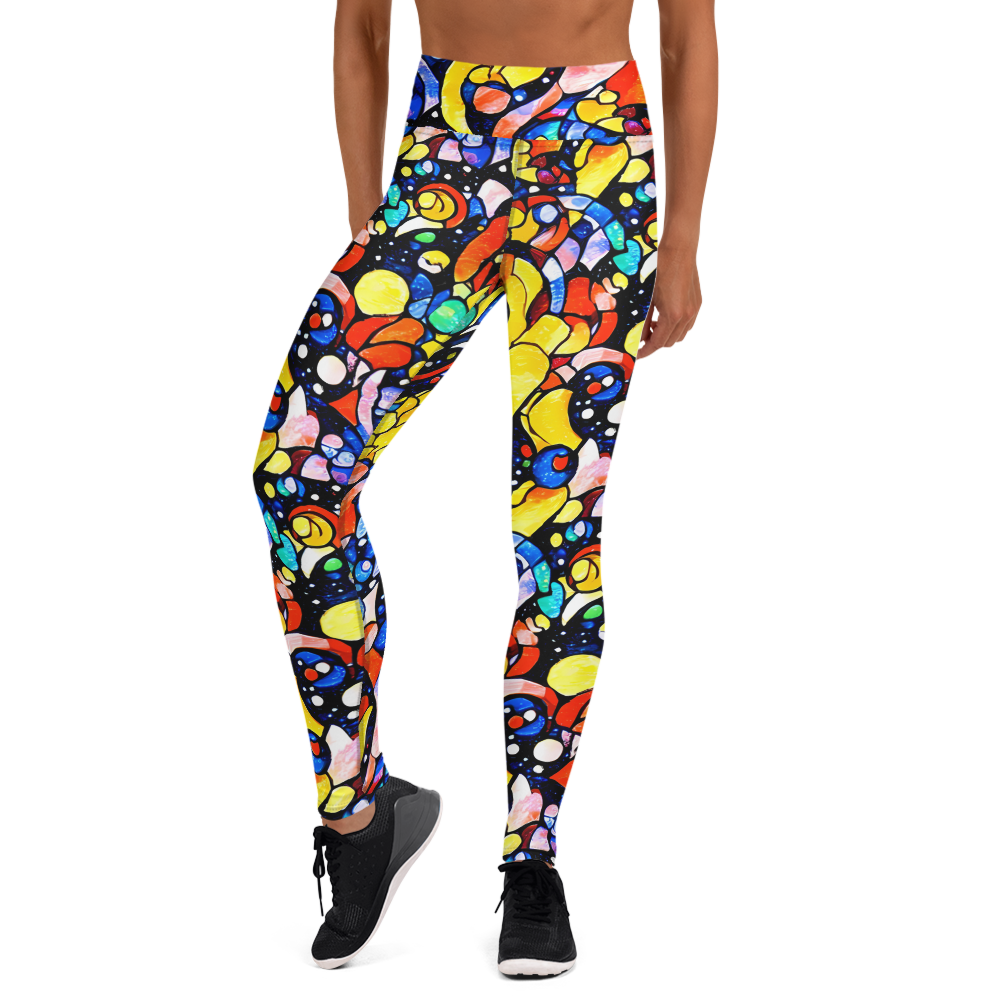 Yoga Leggings - Supernova Symphony