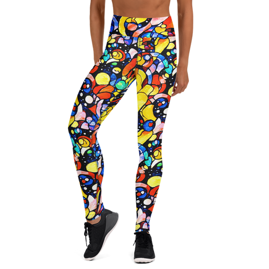 Yoga Leggings - Supernova Symphony