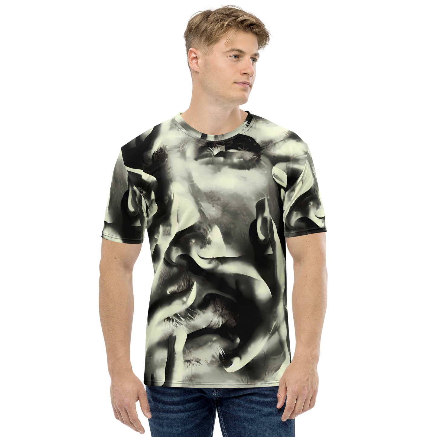 Men's Crew Neck T-Shirt - Shadowed Mystique