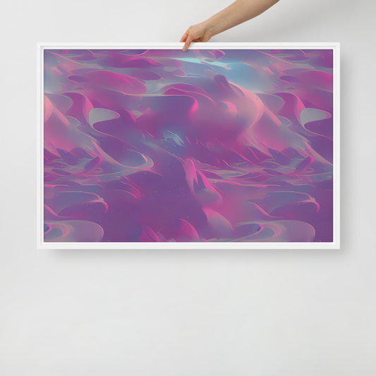 Framed Canvas - Dreamscape Swirl