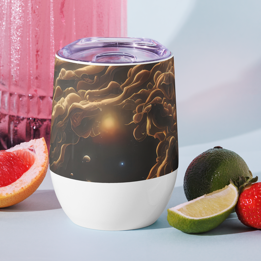 Wine Tumbler - Ether Tangle