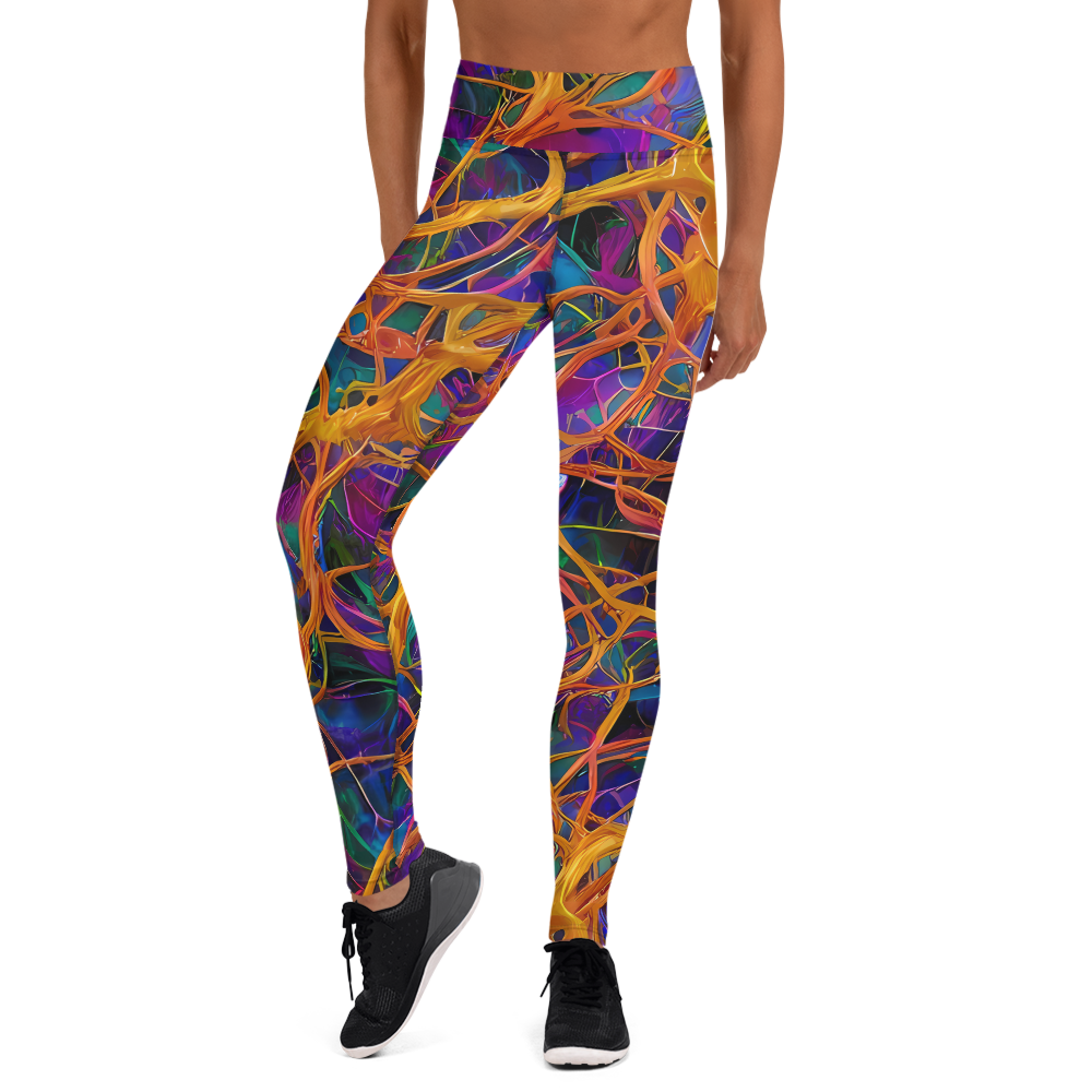 Yoga Leggings - Spectral Weave