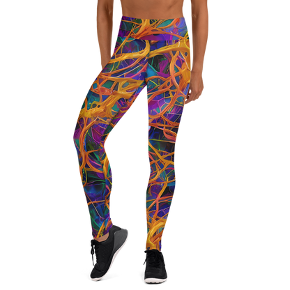 Yoga Leggings - Spectral Weave