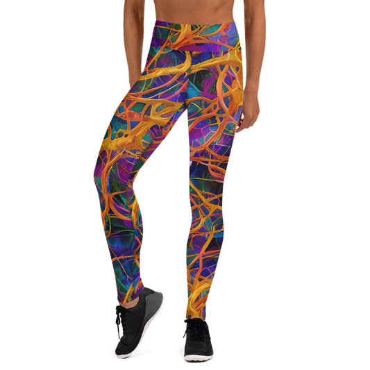 Yoga Leggings - Spectral Weave