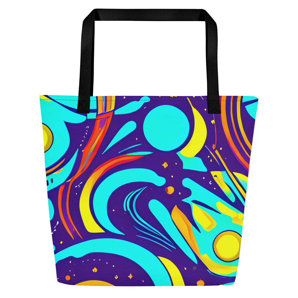 Large Tote Bag w/ Pocket - Blasted Bazaar