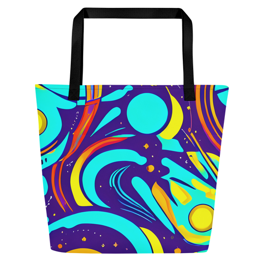 Large Tote Bag w/ Pocket - Blasted Bazaar