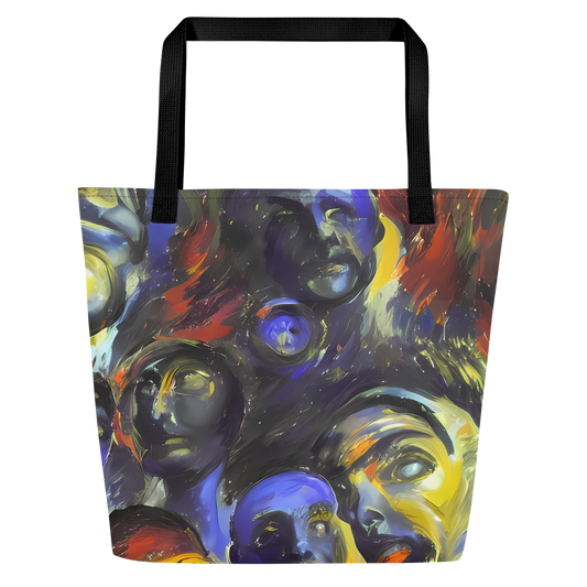 Large Tote Bag w/ Pocket - Corinthian Gaze