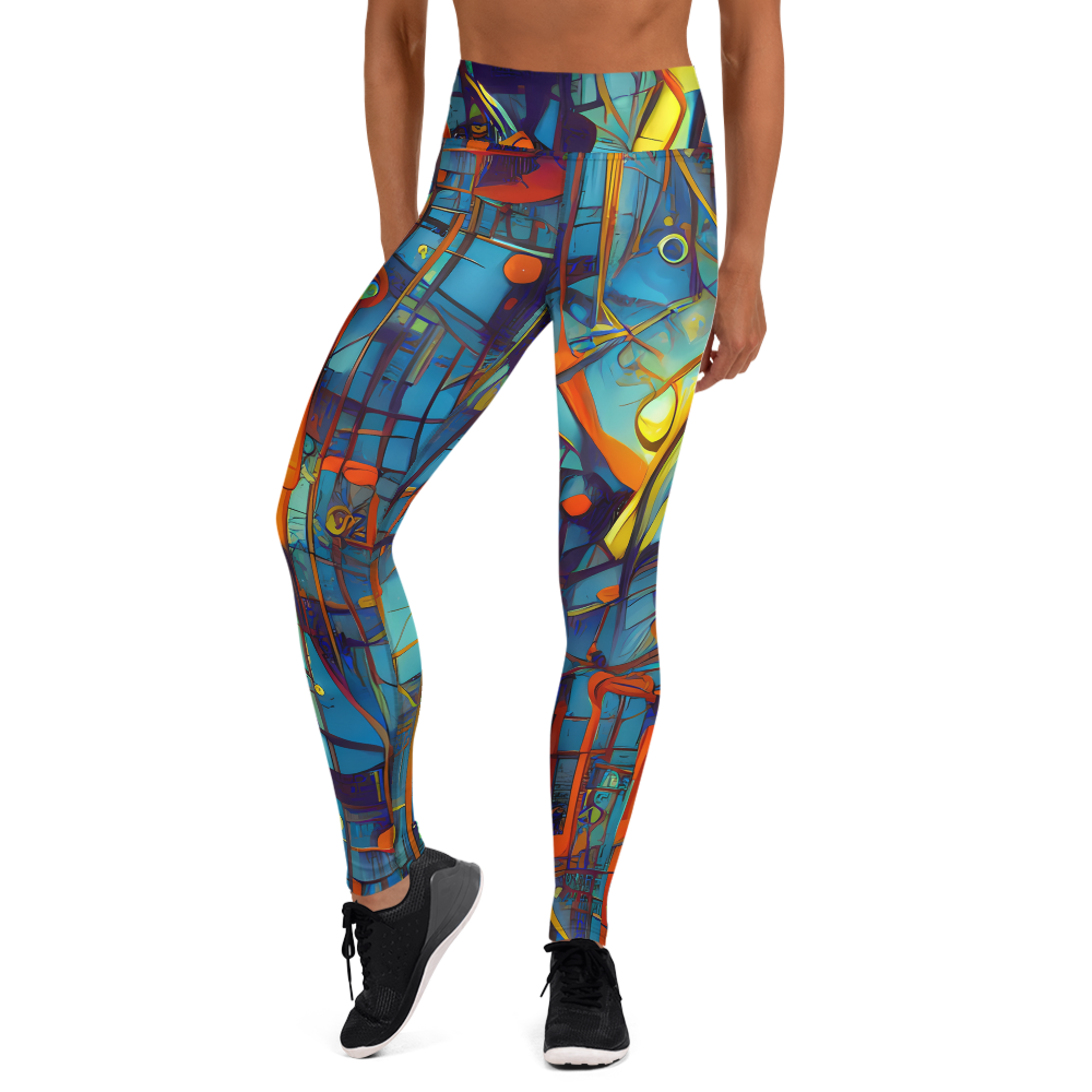 Yoga Leggings - Abstract Eddy