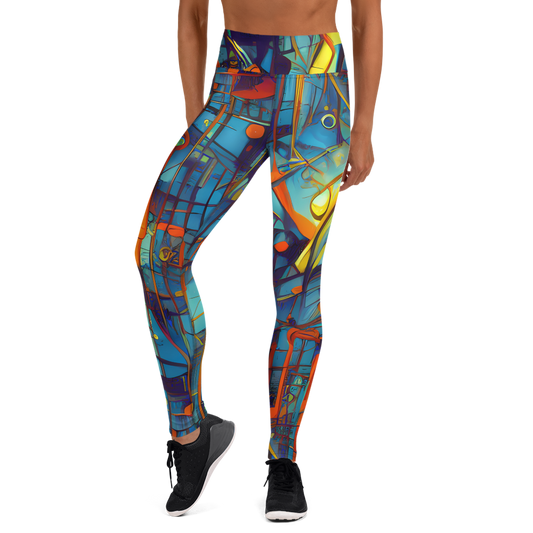 Yoga Leggings - Abstract Eddy