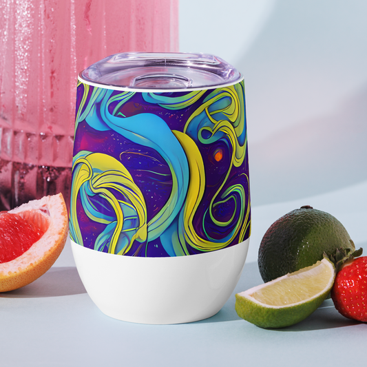 Wine Tumbler - Stellar Swirls